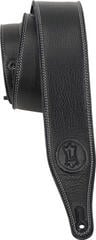 Correa de guitarra Levy's The Ebony 2.5  Correa de guitarra Double Stitched Black - 2