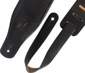Gitarrengurt Levy's Amped Leather Gitarrengurt Black - 1