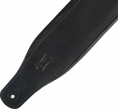 Leather guitar strap Levys M26PD Leather guitar strap Black - 3