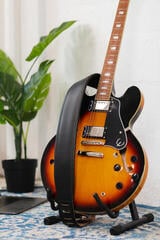 Gitarrengurt Levy's Amped Leather Gitarrengurt Black - 3