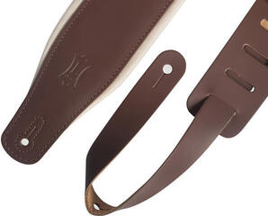 Gitarrengurt Levy's Amped Leather Brown Gitarrengurt - 2