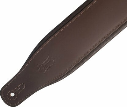 Leather guitar strap Levys M26PD Leather guitar strap Dark Brown - 3