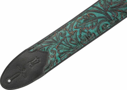 Leather guitar strap Levys M4WP-001 Leather guitar strap Palm Jade - 2
