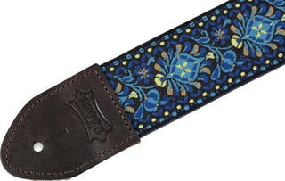 Kytarový pás Levy's Vintage Hootenanny Kytarový pás Blue - 1