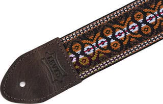 Kytarový pás Levy's Vintage Hootenanny Kytarový pás Brown - 1