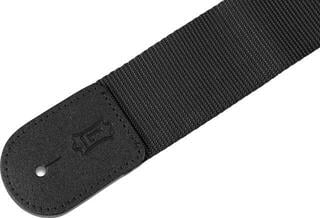 Curea de chitară Levy's Single Tone Solid Colored Poly  Curea de chitară Black - 1