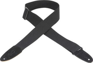 Kytarový pás Levy's Cotton & Suede Standard  Kytarový pás Black - 2