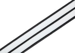 Remen za gitaru Levy's Double Racing Stripe Remen za gitaru White - 1
