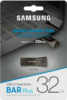 Unidade Flash USB Samsung BAR Plus 32GB 32 GB Unidade Flash USB - 7