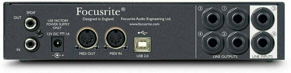 Interface áudio USB Focusrite SCARLETT 8i6 - 2