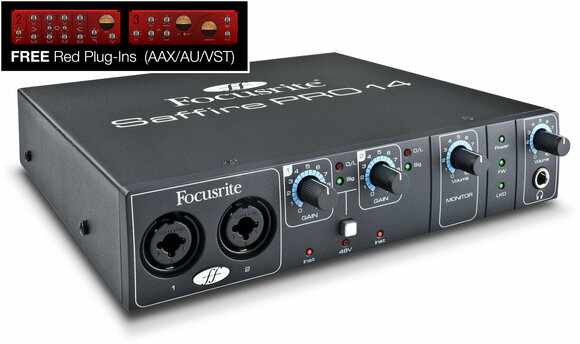 FireWire audio prevodník - zvuková karta Focusrite SAFFIRE PRO 14 - 2