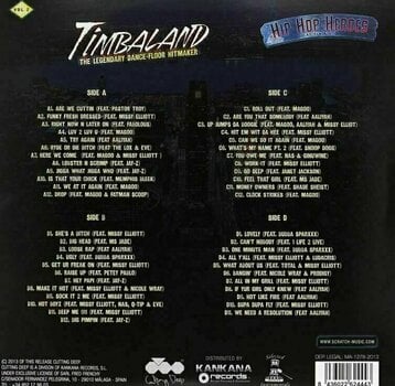 Vinyl Record Timbaland - Hip Hop Heroes Instrumentals Vol. 2 (2 LP) - 2
