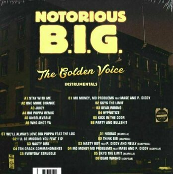 LP Notorious B.I.G. - The Golden Voice Instrumentals (Orange Vinyl) (2 LP) - 2