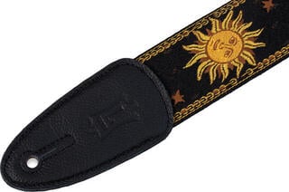 Kytarový pás Levy's Sun Motif Kytarový pás Black - 1