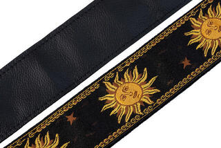 Kytarový pás Levy's Sun Motif Kytarový pás Black - 2