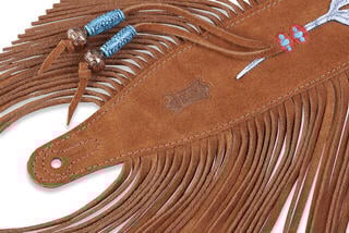 Guitar strap Levy's Grand Mesa Fringe Feather Guitar strap - 2