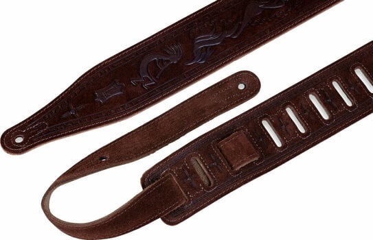 Leather guitar strap Levys MS17T03 Leather guitar strap Brown - 2