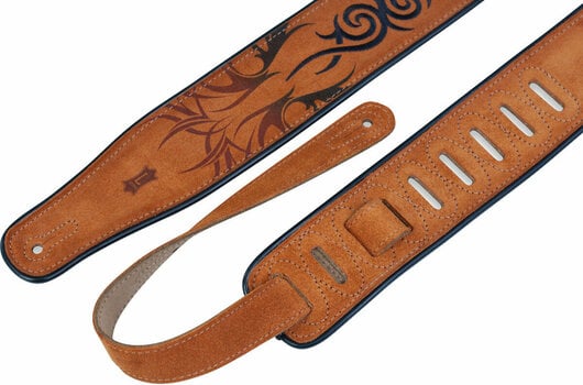 Leather guitar strap Levys MSS3EP-006 Leather guitar strap Brown - 2