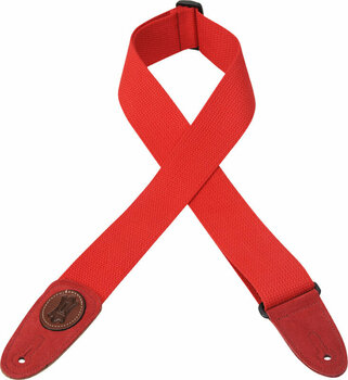 Kytarový pás Levys MSSC8-RED Classics Series 2" Signature Series Cotton Guitar Strap Red - 3