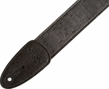 Leather guitar strap Levys MX8-BLK Leather guitar strap Black - 2