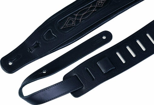 Leather guitar strap Levys PM31 Leather guitar strap Black - 2