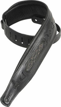 Leather guitar strap Levys PM31 Leather guitar strap Black - 3