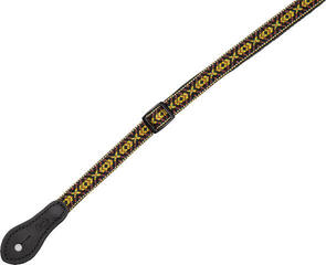Pasek do Ukulele Levy's Jacquard Ukulele Standard Pasek do Ukulele Black & Yellow - 1