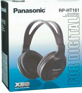 Sluchátka na uši Panasonic RP-HT161E Black - 2