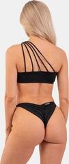 Strój kąpielowy damski Nebbia One Shoulder Bandeau Bikini Top Black S Strój kąpielowy damski - 2