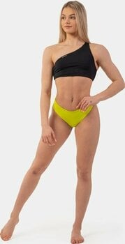 Ženski kupaći kostimi Nebbia One Shoulder Bandeau Bikini Top Black M - 9