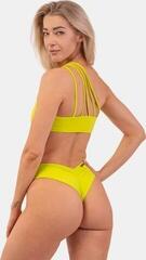Strój kąpielowy damski Nebbia One Shoulder Bandeau Bikini Top Green - 2