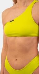 Strój kąpielowy damski Nebbia One Shoulder Bandeau Bikini Top Green - 3