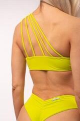 Strój kąpielowy damski Nebbia One Shoulder Bandeau Bikini Top Green - 4