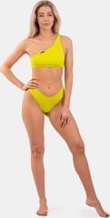 Strój kąpielowy damski Nebbia One Shoulder Bandeau Bikini Top Green - 5