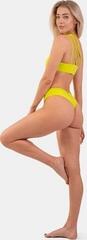 Strój kąpielowy damski Nebbia One Shoulder Bandeau Bikini Top Green - 7