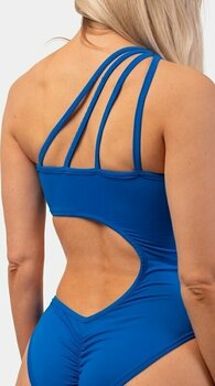 Women's Swimwear Nebbia One Shoulder Asymmetric Monokini Blue M Women's Swimwear - 4