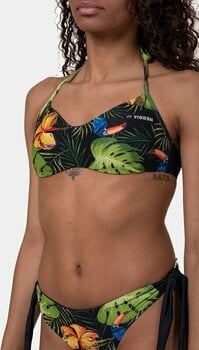 Strój kąpielowy damski Nebbia Earth Powered Bikini Top Jungle Green S - 5