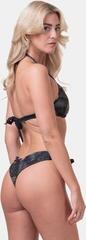Strój kąpielowy damski Nebbia Earth Powered Bikini Top Volcanic Black S Strój kąpielowy damski - 1