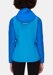 Outdoorová bunda Mammut Kento Light HS Hooded Women Ice/Gentian XS Outdoorová bunda - 3