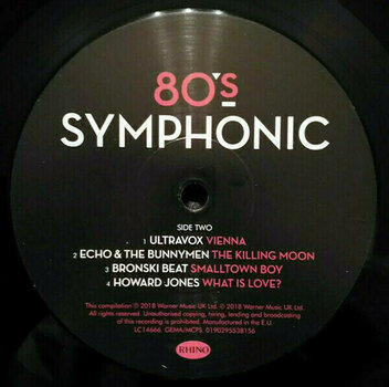 Vinyylilevy Various Artists - 80S Symphonic (LP) - 3