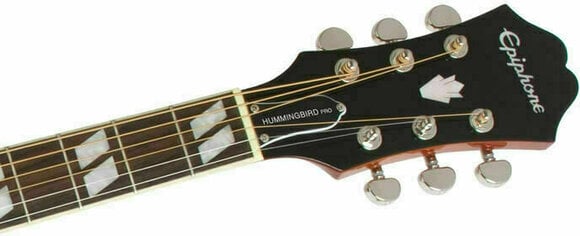 Elektroakustická gitara Dreadnought Epiphone Hummingbird Studio Faded Cherry - 4