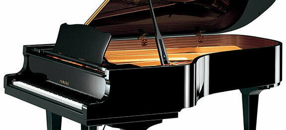 Grand Piano Yamaha C3 Studio Grand Piano Polished Ebony - 2