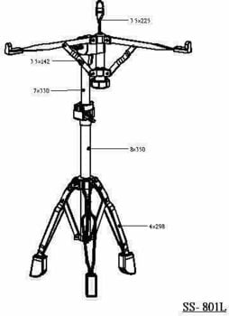 Snare Stand Stable SS-801L Snare Stand - 2