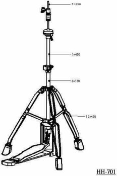 Hi-Hat Stand Stable HH-701 Hi-Hat Stand - 2