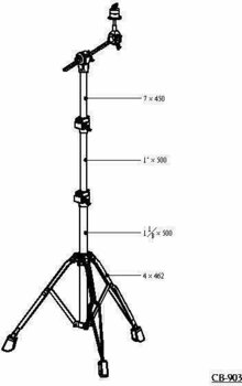 Cymbal Boom Stand Stable CB-903 Cymbal Boom Stand - 2