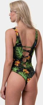 Ženski kupaći kostimi Nebbia High-Energy Monokini Jungle Green S - 4