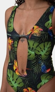 Ženski kupaći kostimi Nebbia High-Energy Monokini Jungle Green S - 5