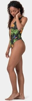 Badkläder för kvinnor Nebbia High-Energy Monokini Jungle Green S - 9