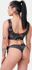 Strój kąpielowy damski Nebbia Miami Sporty Bikini Bralette Volcanic Black - 1