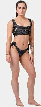 Ženski kupaći kostimi Nebbia Miami Sporty Bikini Bralette Volcanic Black S - 6